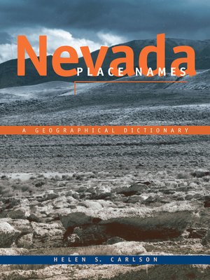 cover image of Nevada Place Names